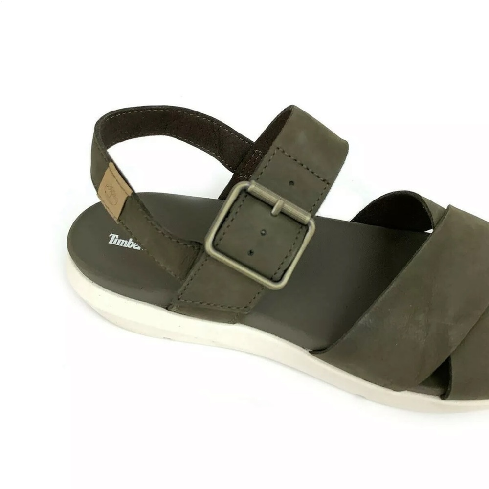 Women's Timberland Wilesport Olive Green Leather Strap Sandals olive - Picture 9 of 15